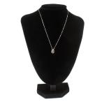 美品 スタージュエリー ネックレス Pt950 ダイヤ 0.04ct レディース STAR JEWELRY 中古