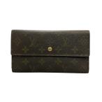 ルイ・ヴィトン 三つ折り長財布 ポルトフォイユ インターナショナル モノグラム M61217 ユニセックス LOUIS VUITTON 中古