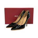 ショッピングフェラガモ 美品 サルヴァトーレフェラガモ ポインテッドトゥパンプス ハイヒール ピンヒール レディース SIZE 7 (L) Salvatore Ferragamo 中古