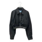 プラダ クロップドジャケット ポプリンストレッチ クロップドジャケット P525MG S221 F62 レディース SIZE 40 (S) PRADA 中古