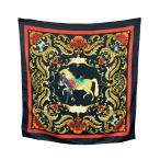  Hermes шарф шелк 100% Calle 90 Cheval Turc женский HERMES б/у 