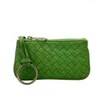 ショッピングヴェネタ ボッテガ・ヴェネタ コインケース キーリング付き イントレチャート メンズ レディース BOTTEGA VENETA 中古