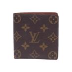 ルイ・ヴィトン 二つ折り財布 ポルト ビエ 6カルト クレディ モノグラム M60929 メンズ LOUIS VUITTON 中古