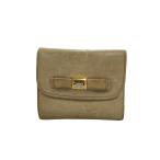 ミュウ ミュウ ダブルホック 三つ折り財布 レディース Miu Miu 中古