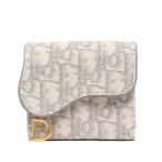 クリスチャンディオール 三つ折り財布 ロータスウォレット レディース Christian Dior 中古