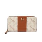  прекрасный товар Coach раунд застежка-молния длинный кошелек COACH б/у 
