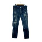 ディースクエアード デニムパンツ ダメージ カラフルペインティング メンズ SIZE 44 (M) DSQUARED2 中古