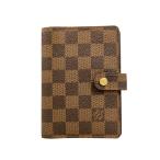  Louis * Vuitton обложка для записной книжки Agenda PM Damier ebenR20700 мужской женский LOUIS VUITTON б/у 