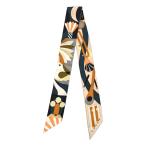 エルメス ツイリー シルク 100% パラード アンファンファーレ レディース HERMES 中古