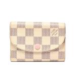 ショッピングダミエ ルイ・ヴィトン コインケース ミニ財布 ポルトモネ・ロザリ ダミエアズール N61276 レディース LOUIS VUITTON 中古