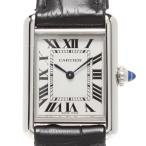 カルティエ 腕時計 タンク マスト TANK MUST SM ソーラー WSTA0060 レディース Cartier 中古