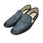  Lanvin on голубой туфли без застежки мужской SIZE 26.0 LANVIN en Bleu б/у 