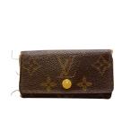 訳あり ルイ・ヴィトン 4連キーケース ミュルティクレ4 モノグラム M62631 レディース メンズ LOUIS VUITTON 中古