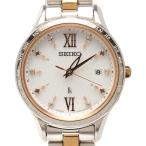 ショッピングセイコー セイコー 腕時計 lk ルキア ソーラー ホワイト 1B35-0AS0 レディース SEIKO 中古