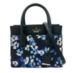 ケイトスペード 2way 花柄ハンドバッグ ミニショルダーバッグ 斜め掛け レディース Kate Spade 中古