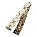 ルイ・ヴィトン スカーフ シルク100% バンドージャイアントモノグラムジャングル M73649 レディース LOUIS VUITTON 中古