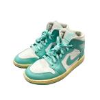 ナイキ ミドルカットスニーカー WMNS AIR JORDAN 1 MID BQ6472-132 レディース SIZE 25.0 (XL) NIKE 中古