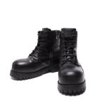  Salvatore Ferragamo короткие сапоги толщина низ боковой застежка-молния Maxi Tongue Combat Boot мужской SIZE 9 (L) Salvatore Ferragamo б/у 