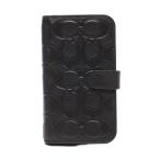  прекрасный товар Coach iPhone кейс iPhone 13 mini для блокнот type signature R21C056K женский мужской COACH б/у 