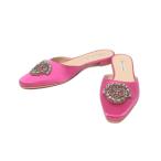 マノロブラニク フラット ミュール HANGISI レディース SIZE 38 MANOLO BLAHNIK 中古