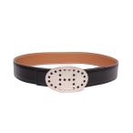 エルメス ベルト エブリンバックル リバーシブルベルト65 シルバー金具 〇Y刻印 レディース HERMES 中古