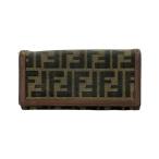 訳あり フェンディ 長財布 ズッカ メンズ FENDI 中古