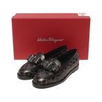 美品 サルヴァトーレフェラガモ ローファー VIVALDO スタッズ レディース SIZE 4 1/2 (XS) Salvatore Ferragamo 中古