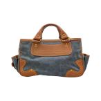 ショッピングセリーヌ セリーヌ ハンドバッグ ブギーバッグ デニム マカダム レディース CELINE 中古