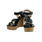 ジミーチュウ アンクルストライプサンダル ウエッジソール レディース SIZE 36 (M) Jimmy Choo 中古
