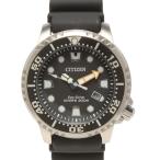 美品 シチズン 腕時計 プロマスター ソーラー ブラック E168-S126126 メンズ CITIZEN 中古