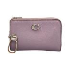  Coach L знак застежка-молния чехол для ключей CR513 женский COACH б/у 