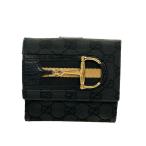 グッチ ダブルホック 二つ折り財布 