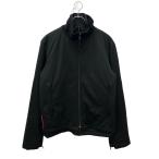 ショッピングプラダ プラダスポーツ 中綿ナイロンジャケット トラックジャケット ラバーロゴ ロゴ刻印 ダブルジップ メンズ SIZE 50 (L) PRADA SPORTS 中古