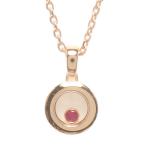 美品 ショパール ネックレス Au750 K18 ハッピールビー レディース Chopard 中古