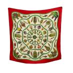  Hermes шарф Calle 90 шелк 100% Qu importe le flacon женский HERMES б/у 