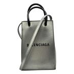 バレンシアガ ショルダーバッグ 斜め掛け ショッピングフォンフォルダー レディース BALENCIAGA 中古