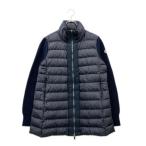 モンクレール ニット切替ダウンジャケット MAGLIONE TRICOT CARDIGAN レディース メンズ SIZE M MONCLER 中古