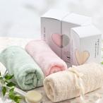 おぼろ オールインワン バスタオル ギフトボックス入り 綿100％ 60cm×120cm 吸水 肌に優しい 柔らかい 軽い 速乾性 心地よい エコテックス 安心 送料無料