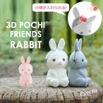 【公認正規販売店】3Dポチフレンズ ラビット 3D POCHI FRIENDS RABBIT シリコンがまぐち小物入れ p+gdesign　P10HC