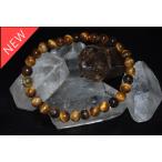 タイガーアイブレスレット 6ｍｍ玉 金運 最強 お守り かわいいアジエンテイスト 数珠 ポイント消化