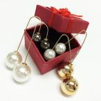 Yahoo! Yahoo!ショッピング(ヤフー ショッピング)送料無料 3点以上50％オフ ツイン ボール 弓形 フープ ピアス バックキャッチ ループ フック パール レディース メタル  760416