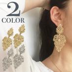 Yahoo! Yahoo!ショッピング(ヤフー ショッピング)送料無料 アラベスク プレート ピアス ゴールド シルバー エレガント セミフォーマル カジュアル レディース フォーマル 今コレ 760611