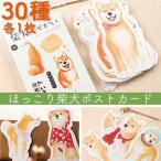 ショッピングメッセージカード無料 送料無料 柴犬 ポストカード メッセージカード 文具 しおり 犬 動物 癒し 栞 ハガキ 雑貨 文具 スクラップ ガーランド 971203