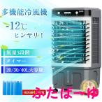 冷風機 保冷剤 冷風扇 -18℃強力冷風 1秒冷却 冷風扇風機 冷風機 業務用 大型 1台4役 リモコン付き 扇風機 左右120°自動首振り タイマー 203040L 風量3段階 3