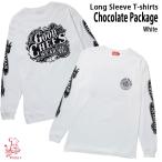 ショッピングPackage Cookman Long sleeve T-shirts Chocolate Package White ホワイト クックマン 長袖Tシャツ USA UNISEX 男女兼用 アメリカ
