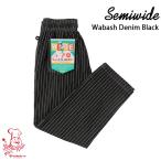 Chef Pants Semiwide Wabash Denim Black Semi-wide черный UNISEX для мужчин и женщин Cookman Cook man легкий брюки America 