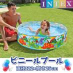 プール ベランダ インテックス ビニールプール 水あそび レジャープール 家庭用プール キッズ 子供用プール 自宅用プール INTEX ダイノスナップセットプール