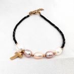 淡水真珠ナチュラルマルチカラーブラ...