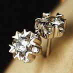 Yahoo! Yahoo!ショッピング(ヤフー ショッピング)雪の華　ハート　冬の恋　キュービックジルコニア　シルバー925　プラチナ色　ピアス