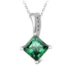 5月誕生石　 エメラルド風　 キュー